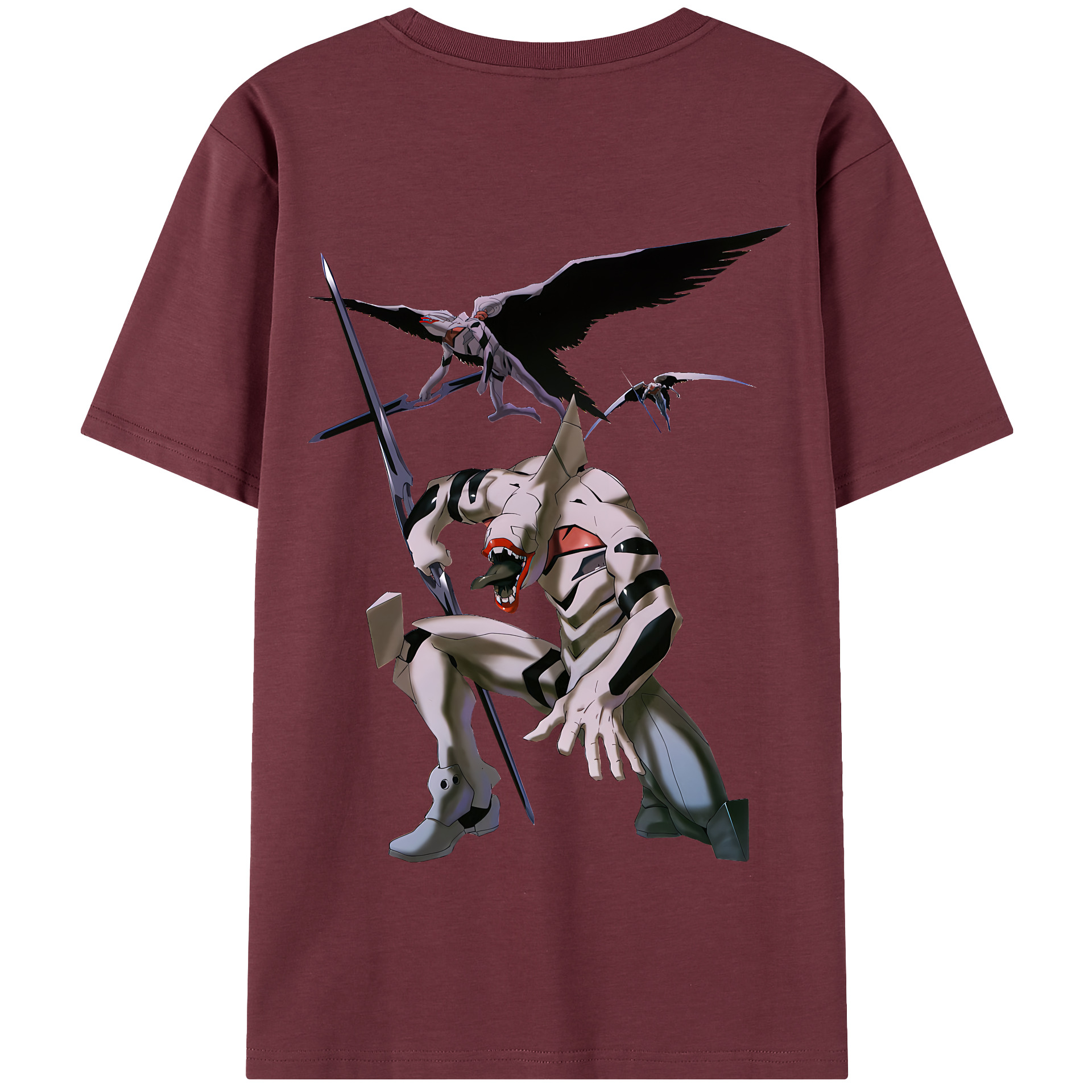 （画像用） EVA 新世紀エヴァンゲリオン 綿100％半袖Tシャツ（背面プリント）